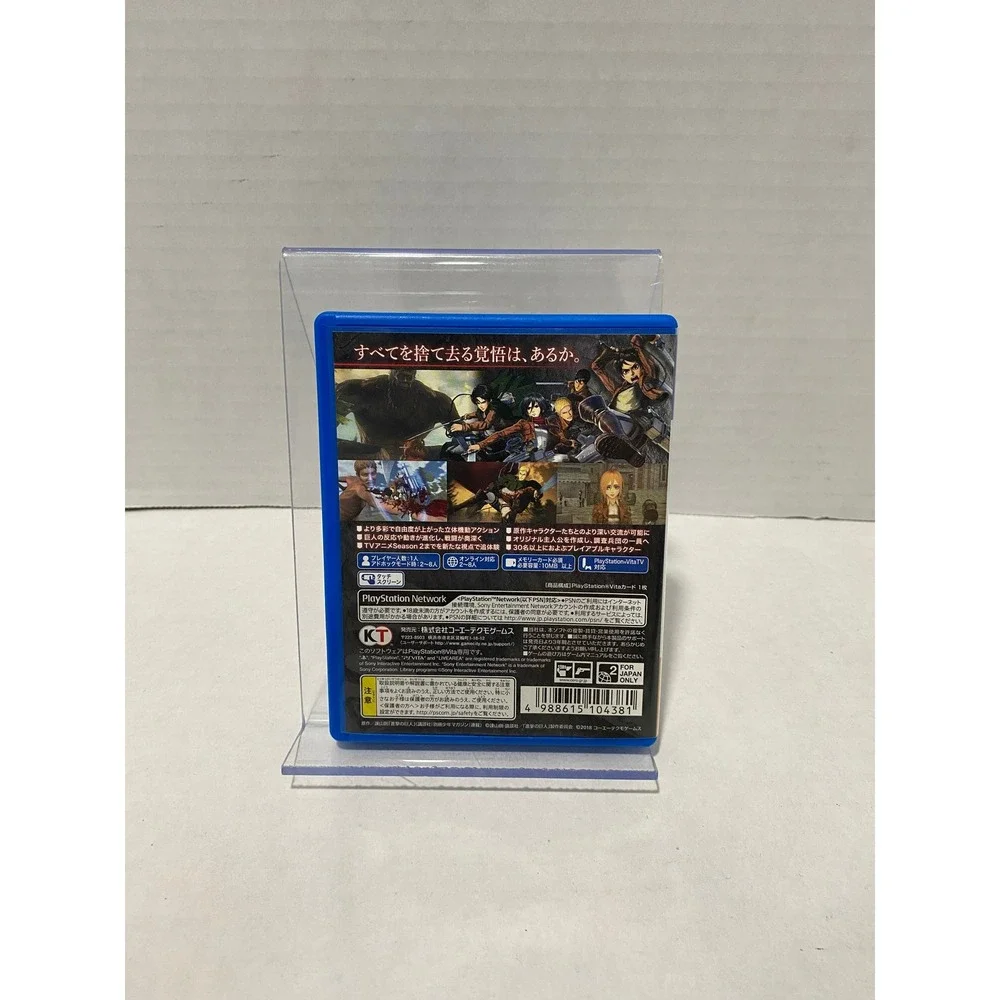 Koei Tecmo Attack on Titan 2 PS Vita Japan Import Action Game Excellent